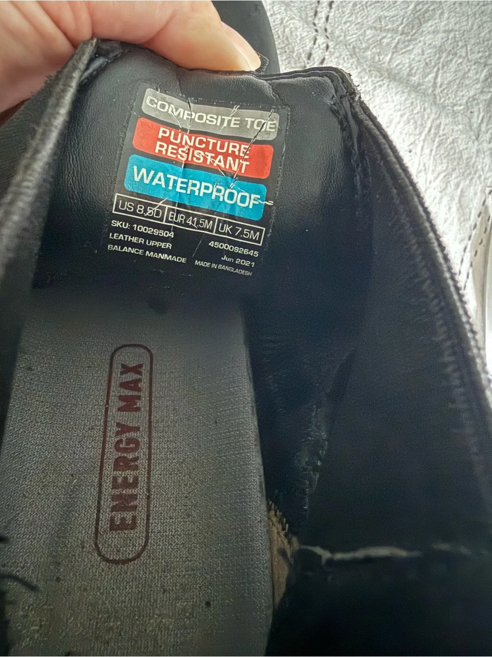Ariat Turbo H20 Carbon toe work boots